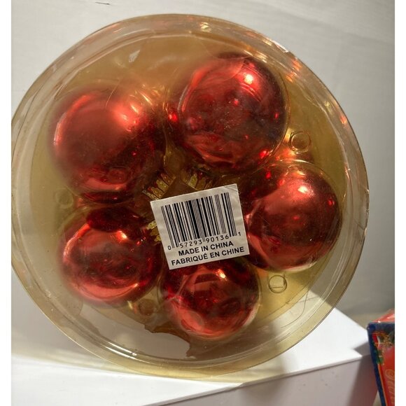 Red & Silver & Multicolor Christmas Ornament Bundle Mini Presents, Balls Tinsel - Picture 11 of 11